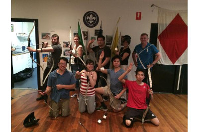 Recent Archery Tag Team Building Event